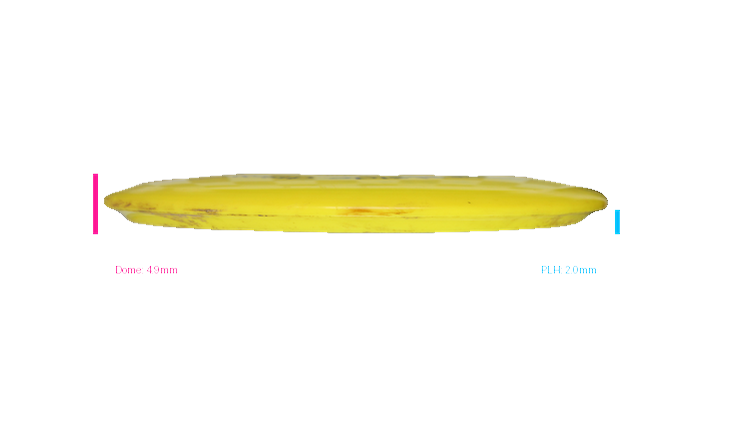 USED Westside Discs Revive Warship Midrange Profile View