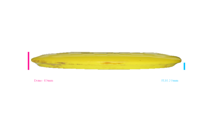 USED Westside Discs Revive Warship Midrange Profile View