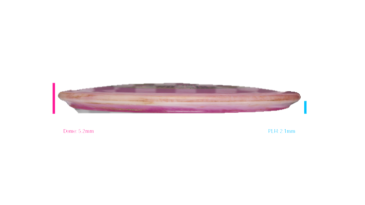 USED Dynamic Discs Lucid Orbit Justice Midrange Profile View