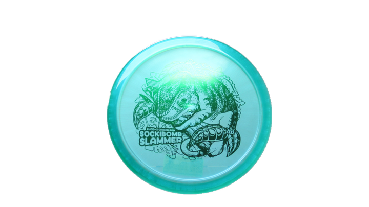 USED Dynamic Discs Lucid-X Chameleon Sockibomb Slammer Putter Front View