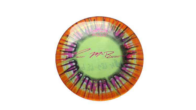 USED Discraft Paul McBeth Fly Dye Z Anax Distance Driver Front View