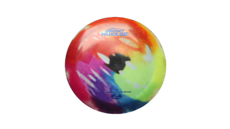 USED Discraft Z Fly Dye Nuke SS Distance Driver Front View