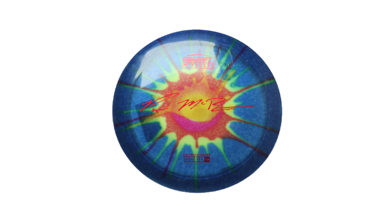 USED Discraft Z Fly Dye Hades Distance Driver Front View
