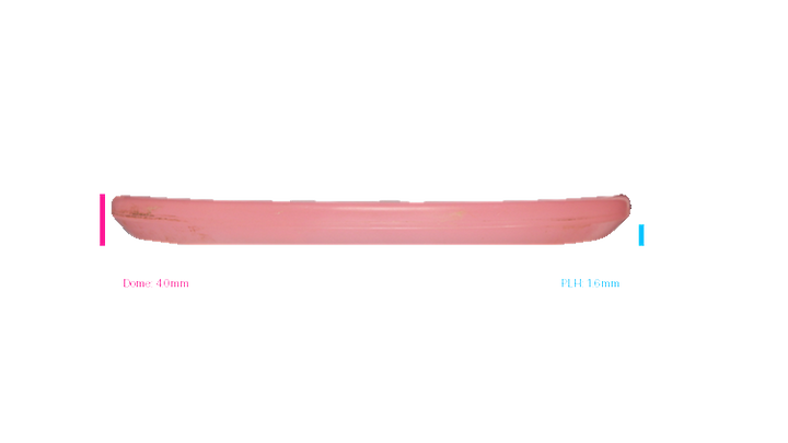 USED Discraft Glo CryZtal Zone OS Putter Profile View