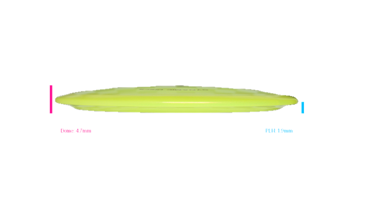 USED Dynamic Discs Lucid-X Glimmer Evader Fairway Driver Profile View