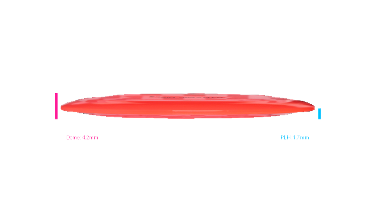 USED Dynamic Discs Lucid Raider Distance Driver Profile View