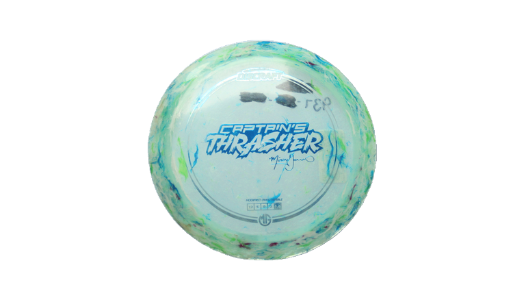 USED Discraft Jawbreaker Z Captain's Thrasher Distance Driver Front View