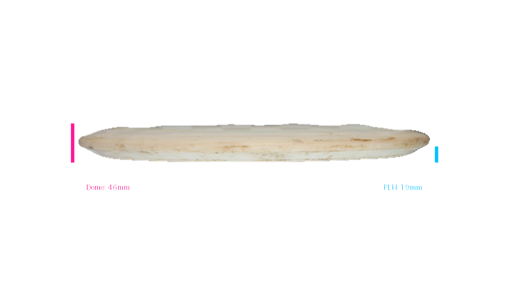 USED Dynamic Discs Fuzion Emac Truth Midrange Profile View