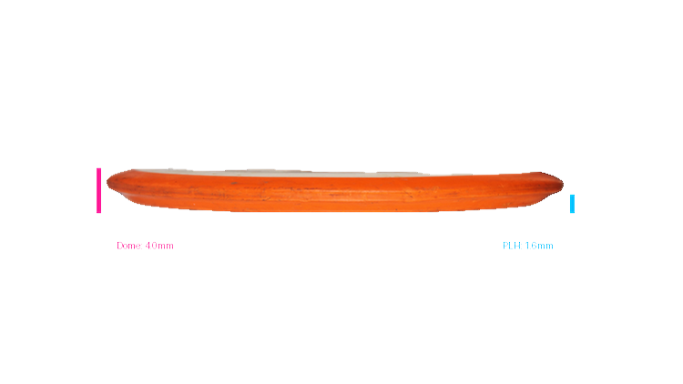 USED Dynamic Discs Classic Orbit Truth Midrange Profile View