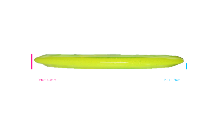 USED Climo Disc Golf Victory Line Coast Midrange Profile View