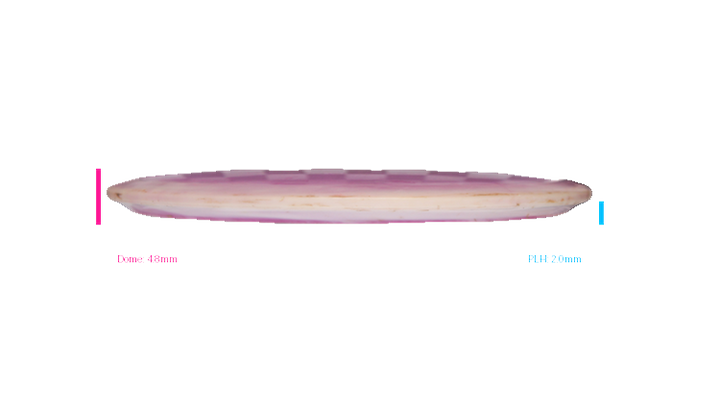 USED Dynamic Discs Lucid-Ice Orbit Emac Truth (New) Midrange Profile View