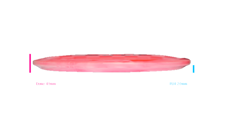 USED Dynamic Discs Lucid Orbit Verdict Midrange Profile View