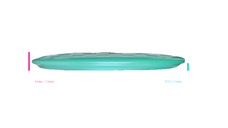USED Westside Discs VIP Glimmer Warship Midrange Profile View