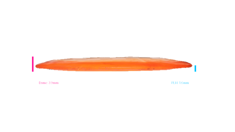 USED Latitude 64 Gold Orbit Bolt Distance Driver Profile View