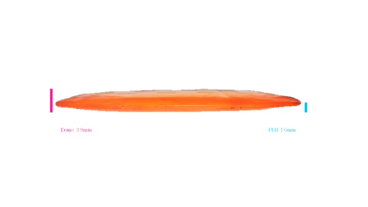 USED Latitude 64 Gold Orbit Bolt Distance Driver Profile View