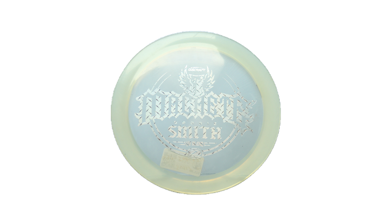 USED Discraft UV Blend Z Machete Distance Driver Front View