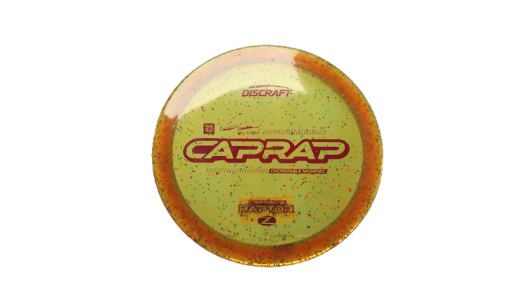 USED Discraft Z Confetti Captain's Raptor Fairway Driver Front View
