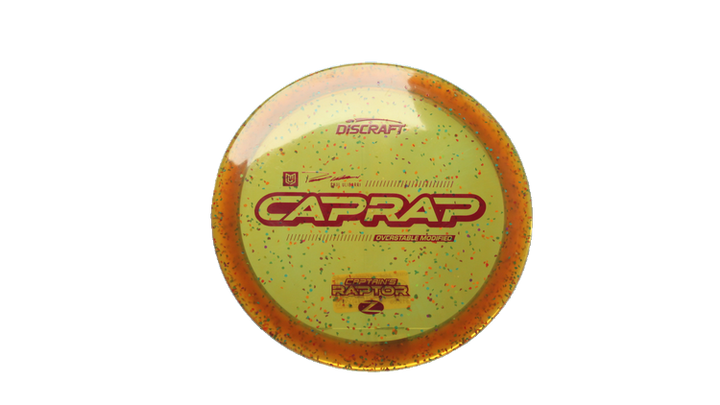 USED Discraft Z Confetti Captain's Raptor Fairway Driver Front View