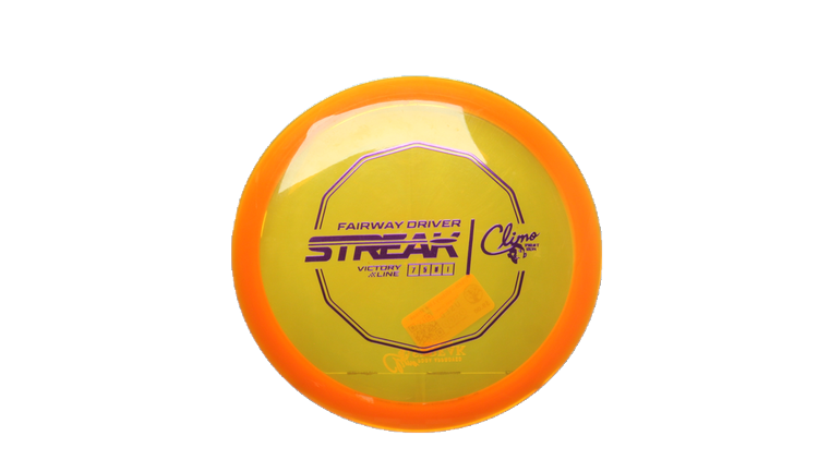 USED Climo Disc Golf Victory Line Streak Fairway Driver Front View
