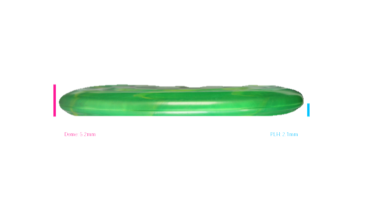 USED Discraft Ti Swirl Banger GT Putter Profile View