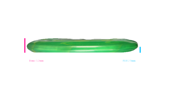 USED Discraft Ti Swirl Banger GT Putter Profile View