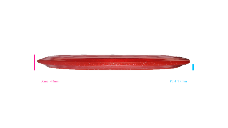 USED Discraft CryZtal Sparkle Stalker Fairway Driver Profile View
