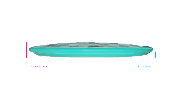 USED Dynamic Discs Lucid Emac Truth (New) Midrange Profile View