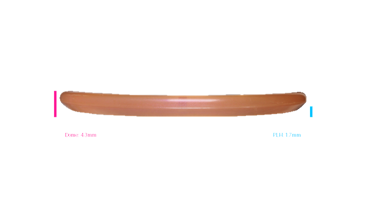 USED Discraft CryZtal FLX Zone Putter Profile View