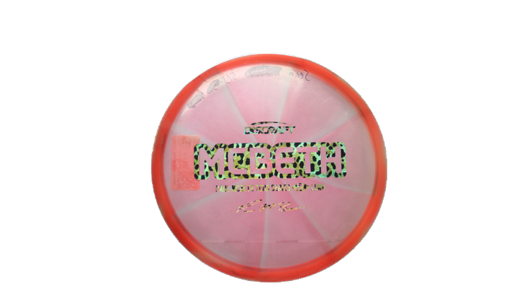 USED Discraft Paul McBeth Z Luna Putter Front View