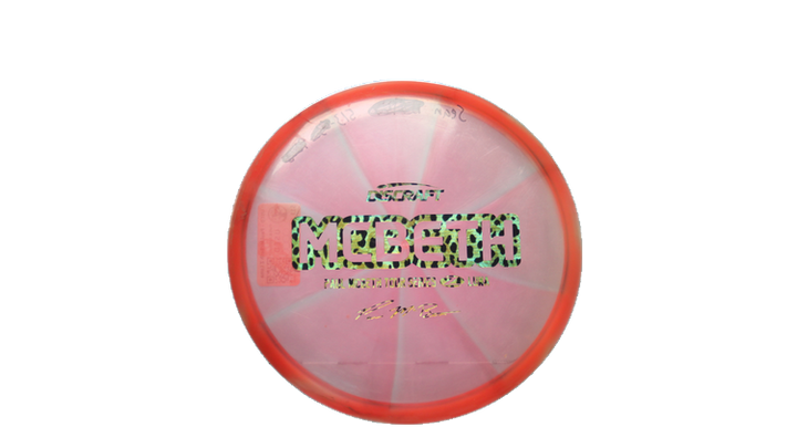 USED Discraft Paul McBeth Z Luna Putter Front View