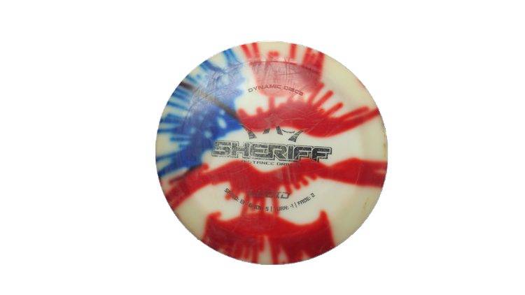 USED Dynamic Discs Lucid Sheriff Distance Driver Front View
