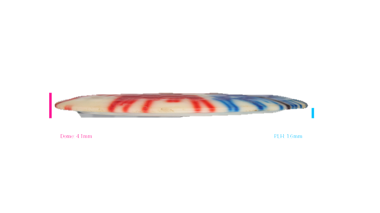 USED Dynamic Discs Lucid Sheriff Distance Driver Profile View