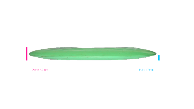 USED Discraft X Line Heat Fairway Driver Profile View