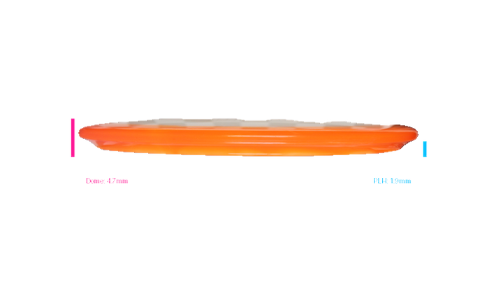 USED Dynamic Discs Fuzion Orbit Mutiny Midrange Profile View