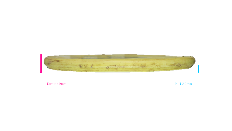USED AGL Discs Woodland Maple Putter Profile View
