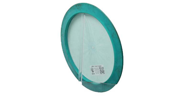 USED Dynamic Discs Fuzion Trespass Distance Driver Back View