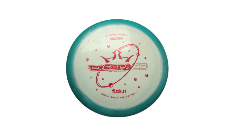 USED Dynamic Discs Fuzion Trespass Distance Driver Front View