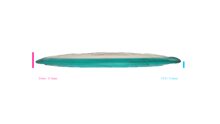 USED Dynamic Discs Fuzion Trespass Distance Driver Profile View