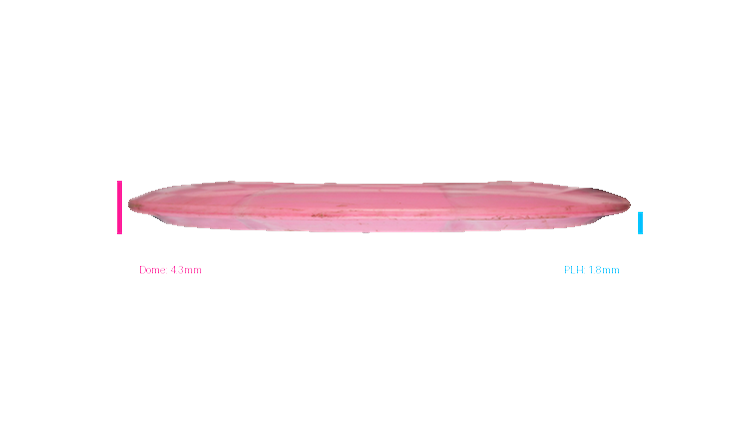 USED Discraft Paige Pierce Passion Fairway Driver Profile View