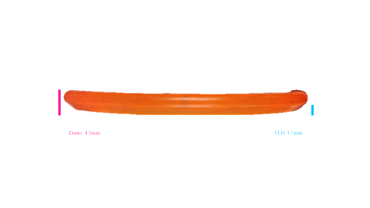 USED Discraft Cryztal Z Zone Putter Profile View