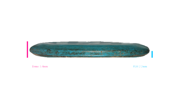 USED Discmania D-Line P2 Putter Profile View