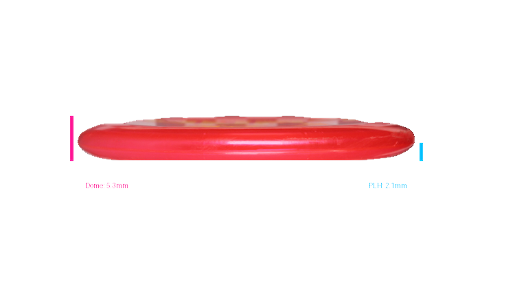USED Discraft Z Metallic Luna Putter Profile View