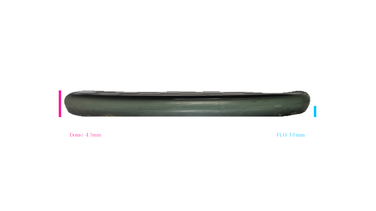 USED MVP Eclipse Rim R2 Glitch Putter Profile View