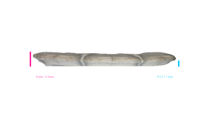 USED Westside Discs Origio Burst Warship Midrange Profile View