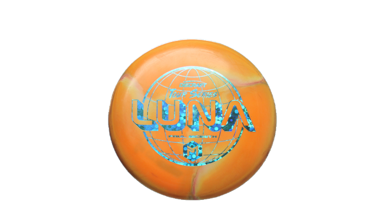 USED Discraft Paul McBeth ESP Swirl Colorshift Luna Putter Front View