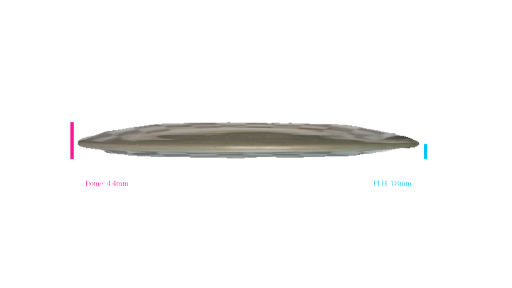 USED Pie Pan Discs Cherry Spire Distance Driver Profile View