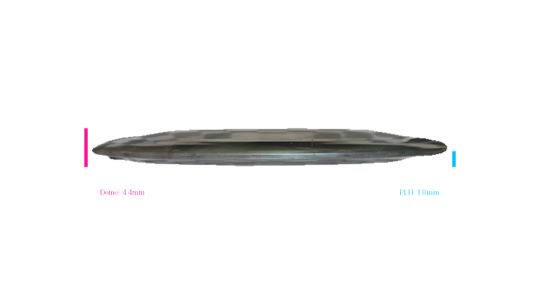 USED Dynamic Discs Lucid-Ice Chameleon Raider Distance Driver Profile View