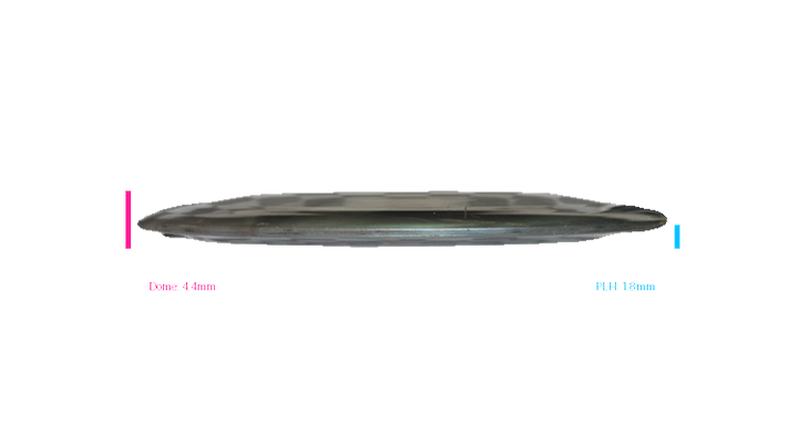 USED Dynamic Discs Lucid-Ice Chameleon Raider Distance Driver Profile View