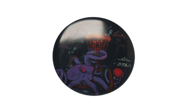 USED Dynamic Discs Custom/Other DyeMax Emac Truth (New) Midrange Front View