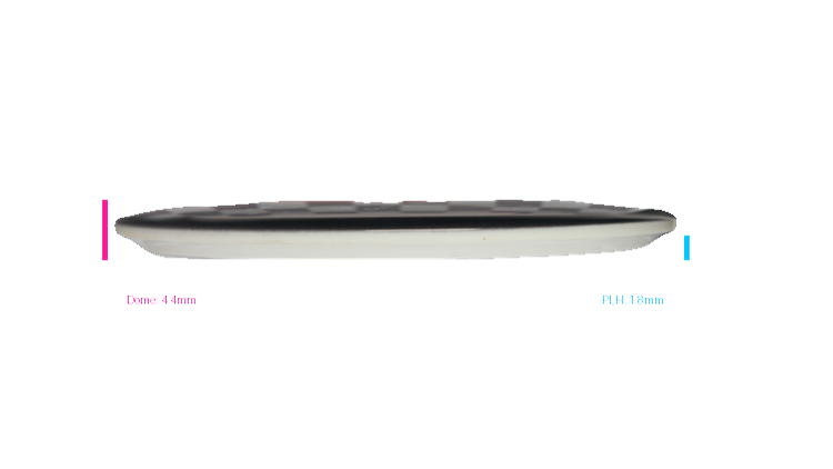 USED Dynamic Discs Custom/Other DyeMax Emac Truth (New) Midrange Profile View